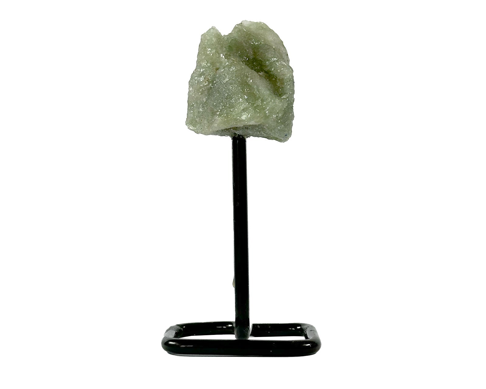 Raw Green Aventurine Crystal On A Stand Primal Chakra