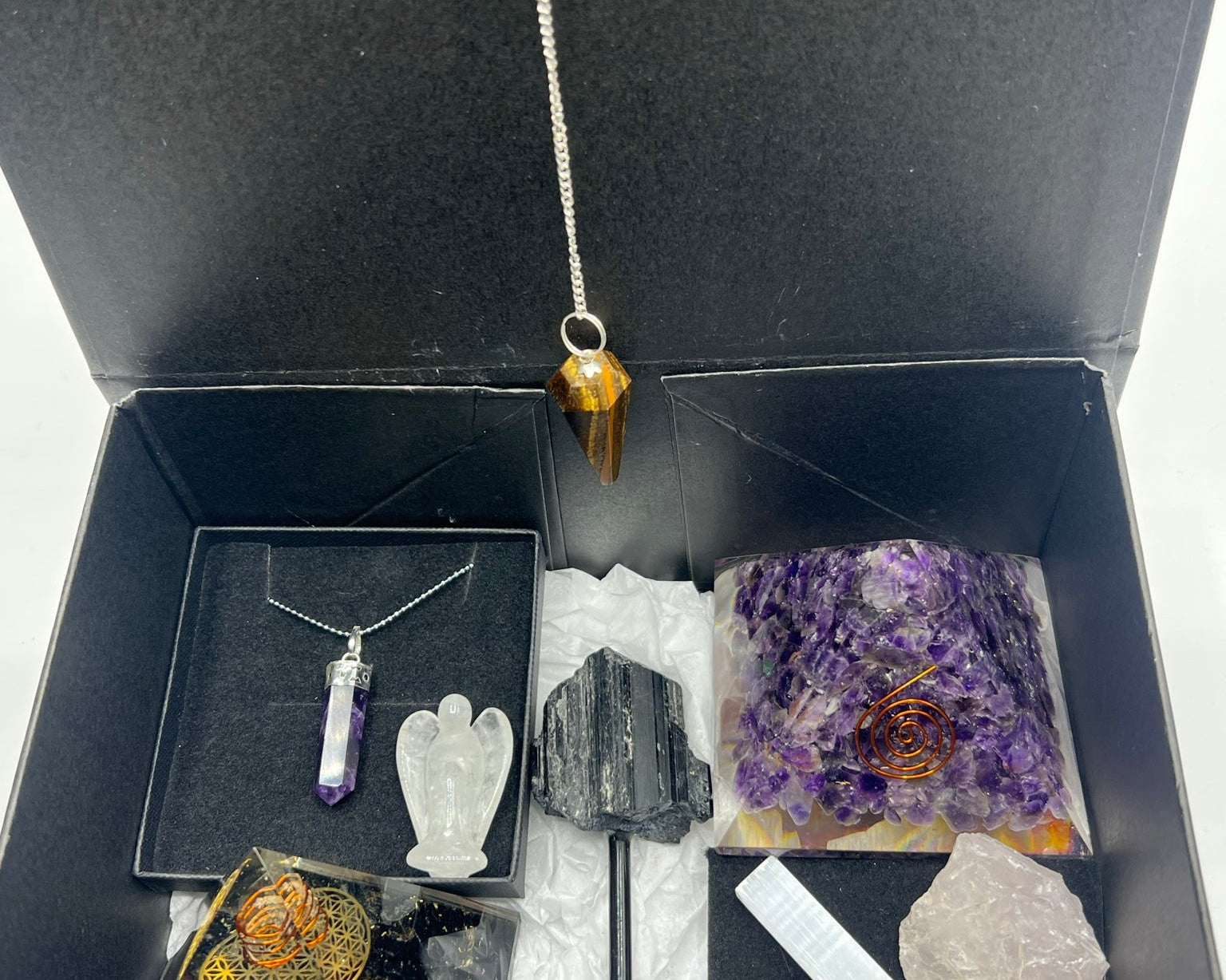 Calm gift set arranged inside its gift box