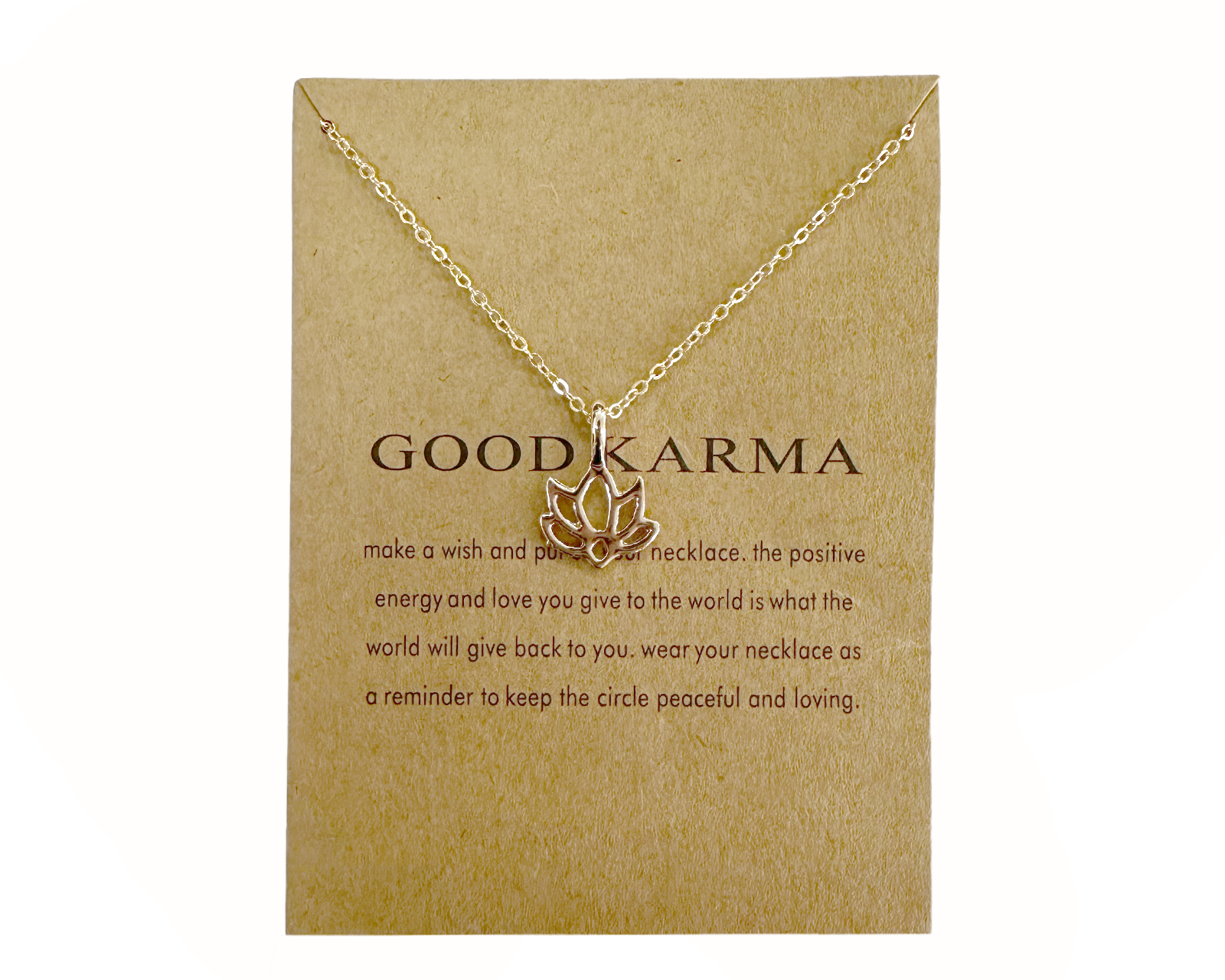 Good Karma Mantra Necklace Primal Chakra