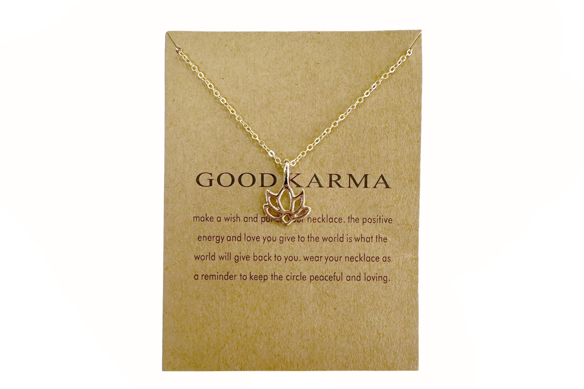 Good Karma Mantra Necklace Primal Chakra