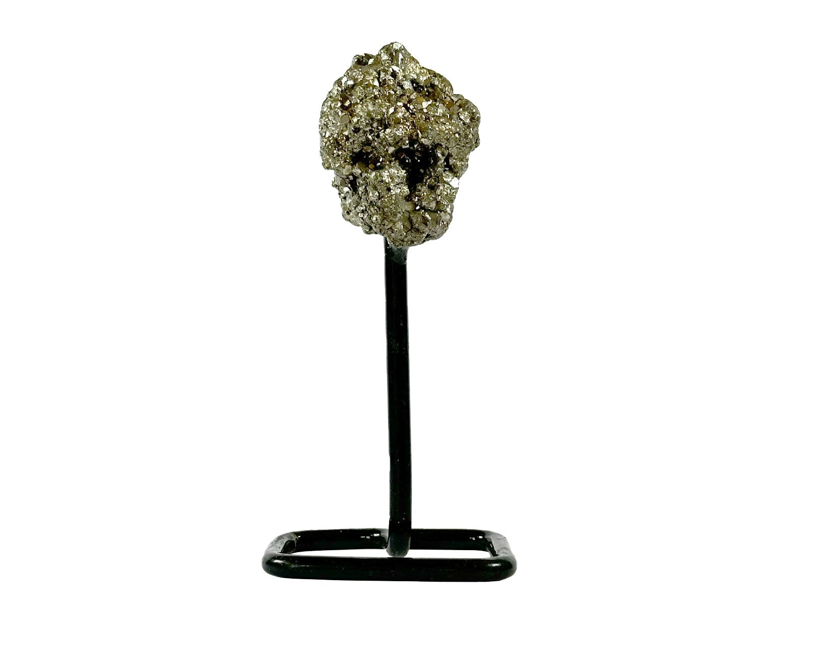 Raw Pyrite Crystal On A Stand Primal Chakra