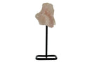 Raw Rose Quartz Crystal On A Stand Primal Chakra