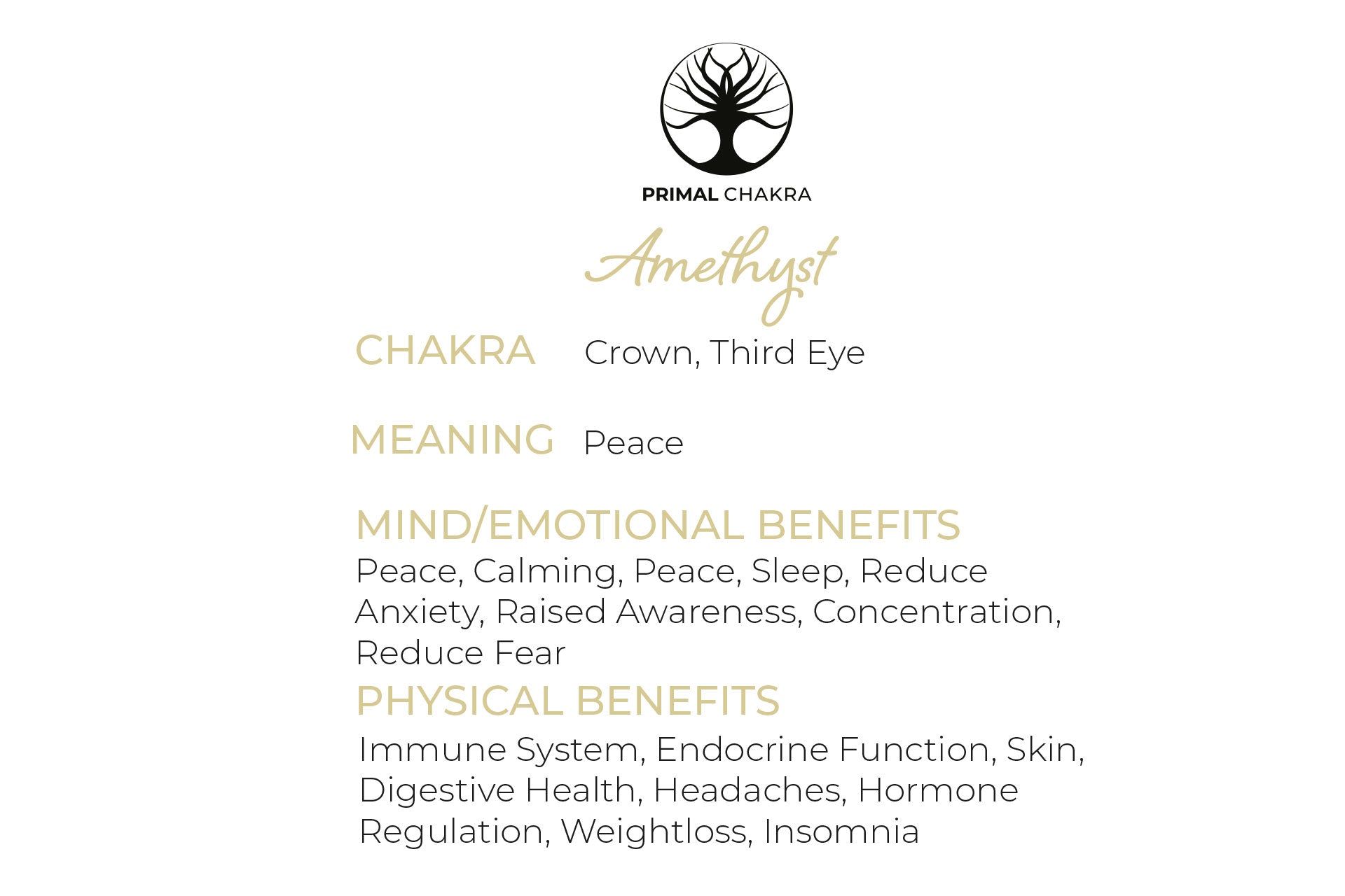 Reiki Energy Charged Amethyst Blossom Tree Of Life Primal Chakra