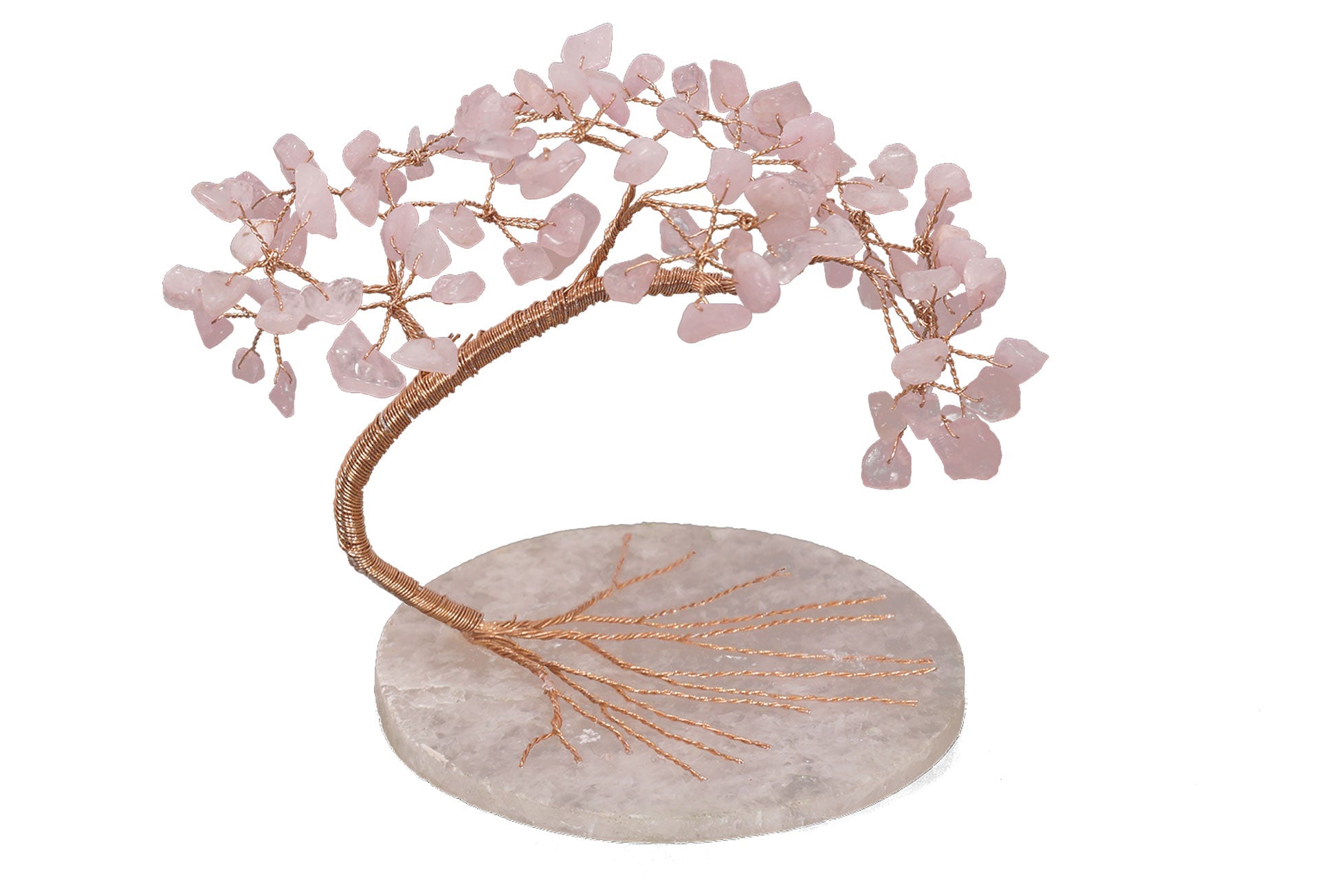 Reiki Energy Charged Rose Quartz Blossom Tree Of Life Primal Chakra