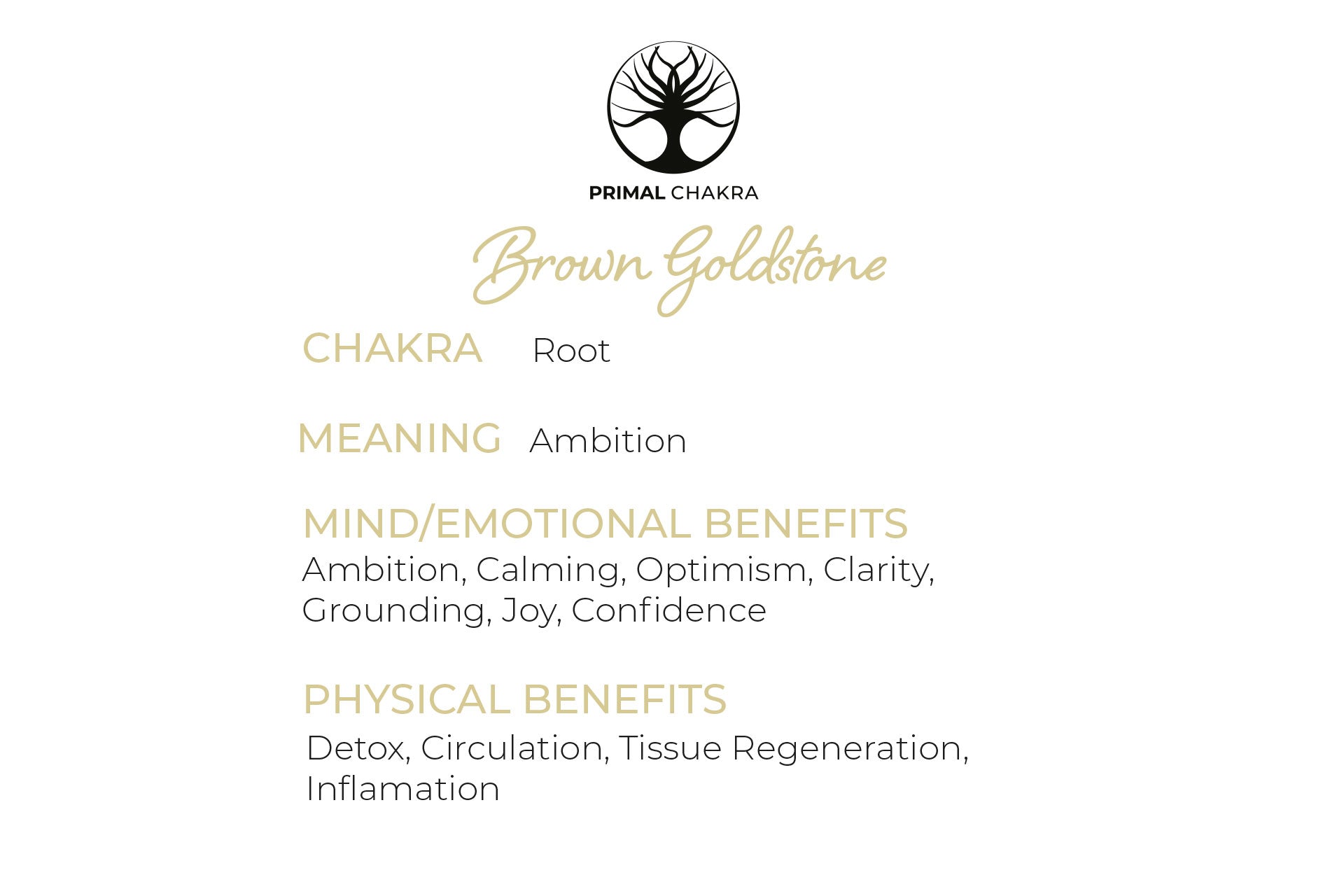 Brown Goldstone Contemporary Dagger Pendant with a Silver Chain Primal Chakra