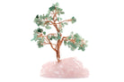 Reiki Energy Charged Crystal Tree Of Life With Green Aventurine Crystals On A Solid Rose Quartz Base Primal Chakra