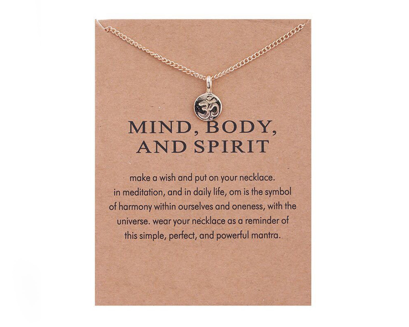 Mind, Body & Spirit Mantra Necklace Primal Chakra