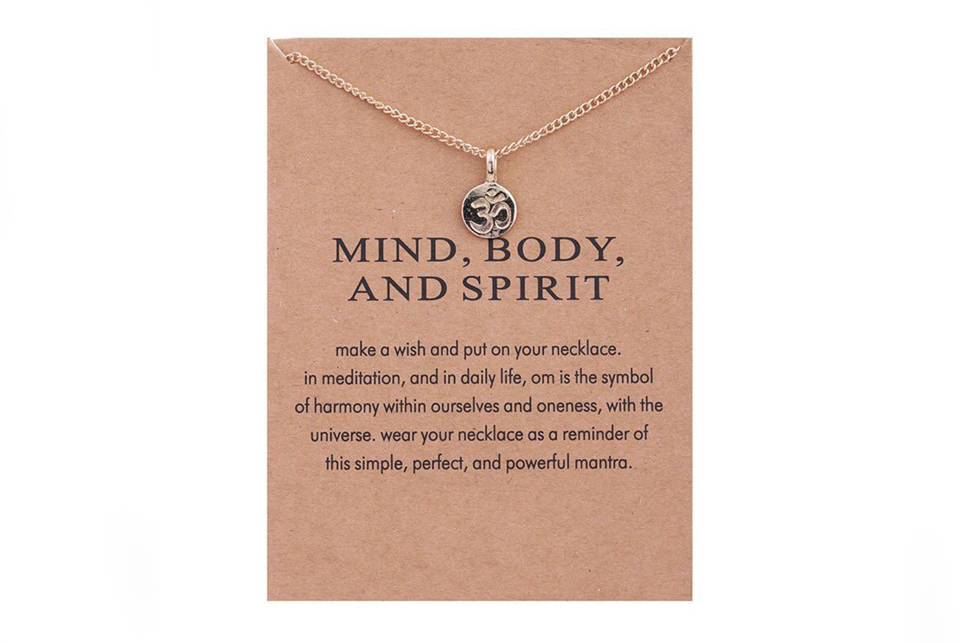 Mind, Body & Spirit Mantra Necklace Primal Chakra