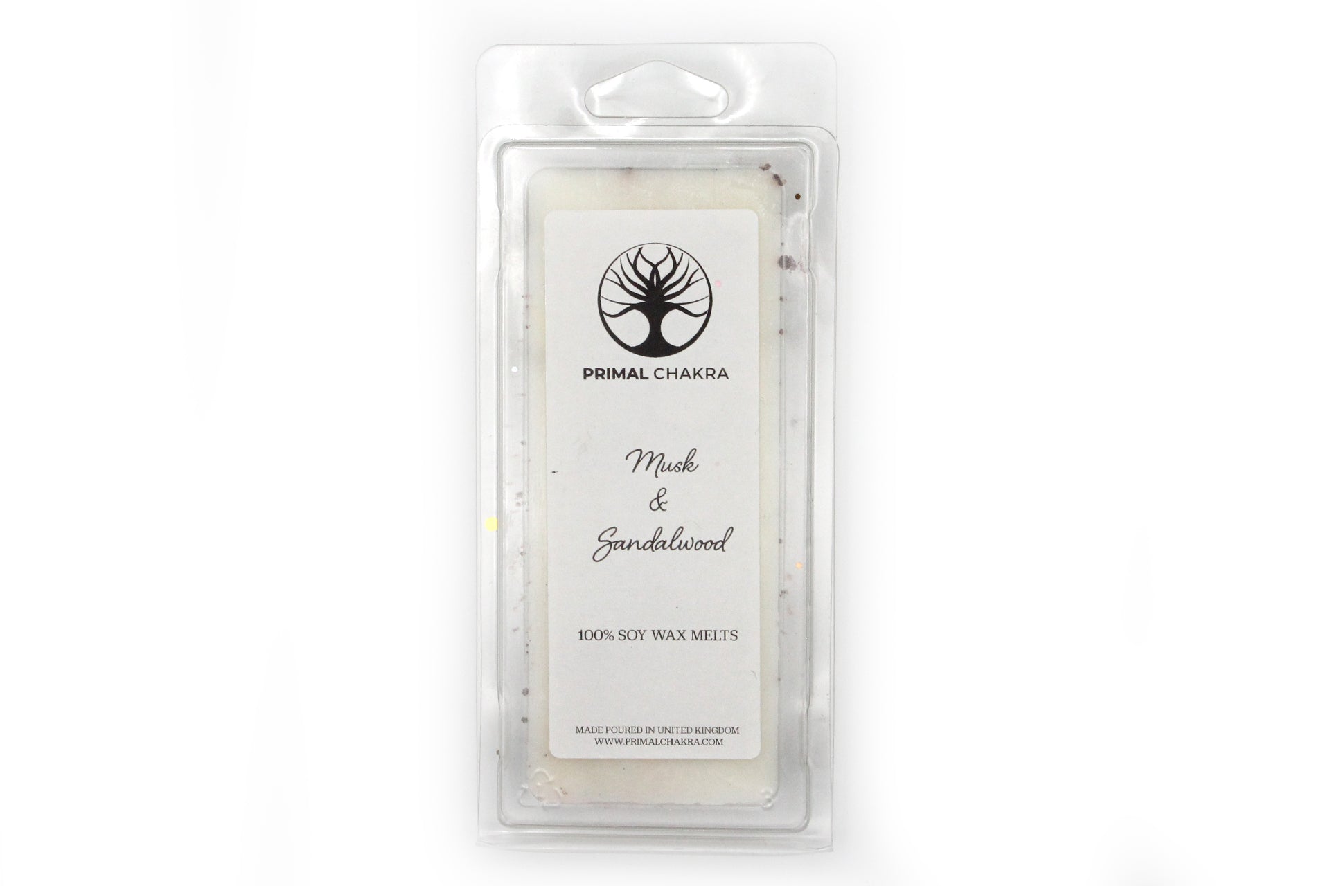 Musk & Sandalwood - Snap Bar Soy Max Melts with Smoky Mica Powder - 3 Pack Primal Chakra