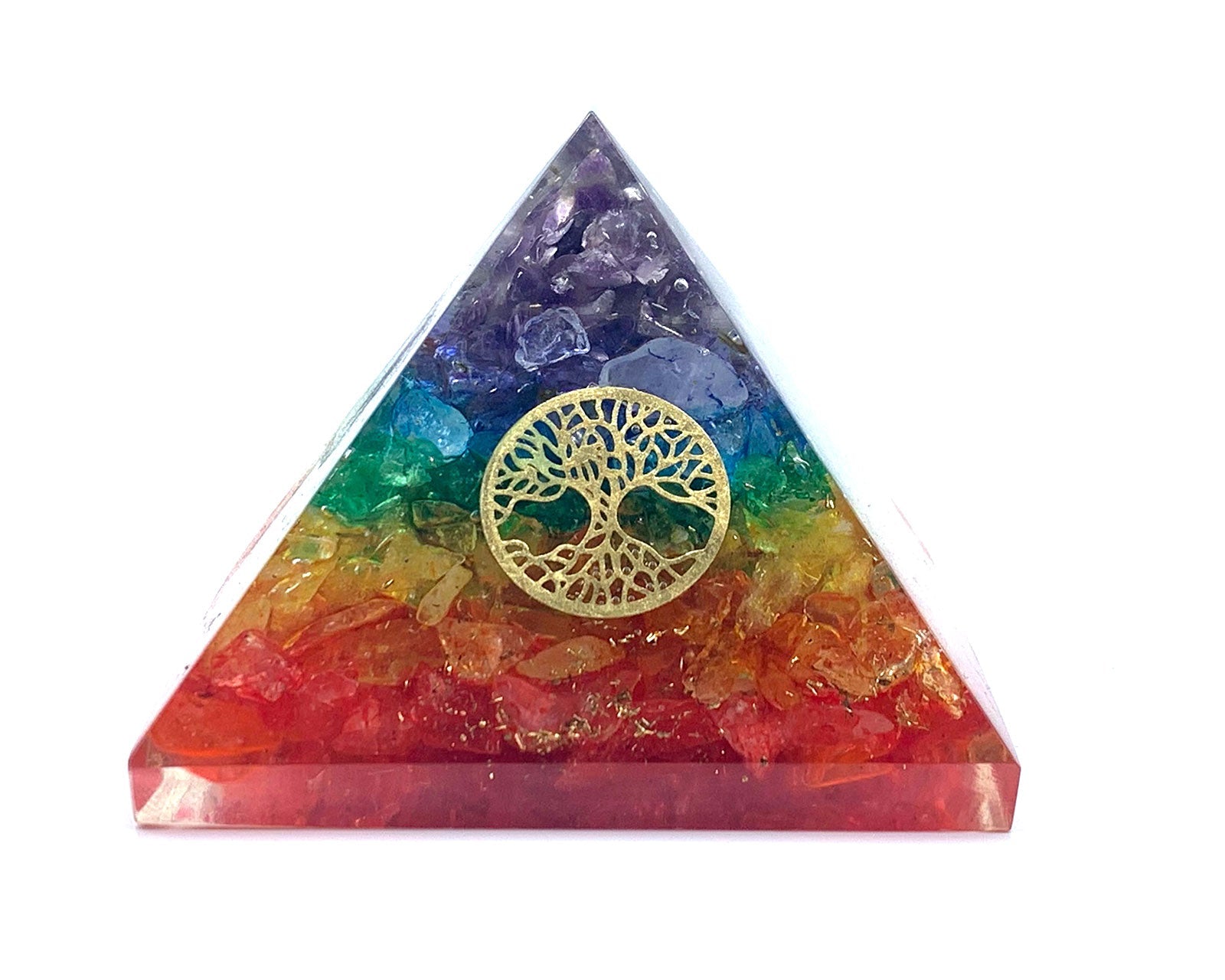 Seven Chakra Orgone Reiki Energy Charged Pyramid Primal Chakra