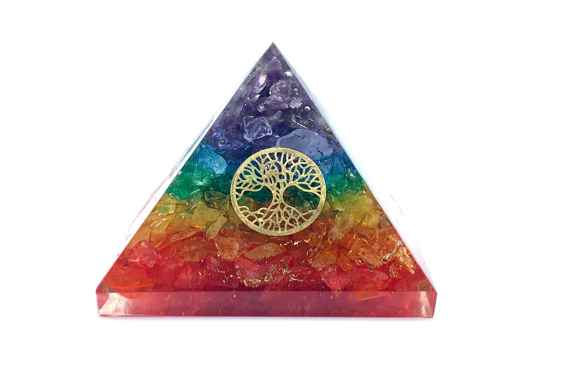 Seven Chakra Orgone Reiki Energy Charged Pyramid Primal Chakra