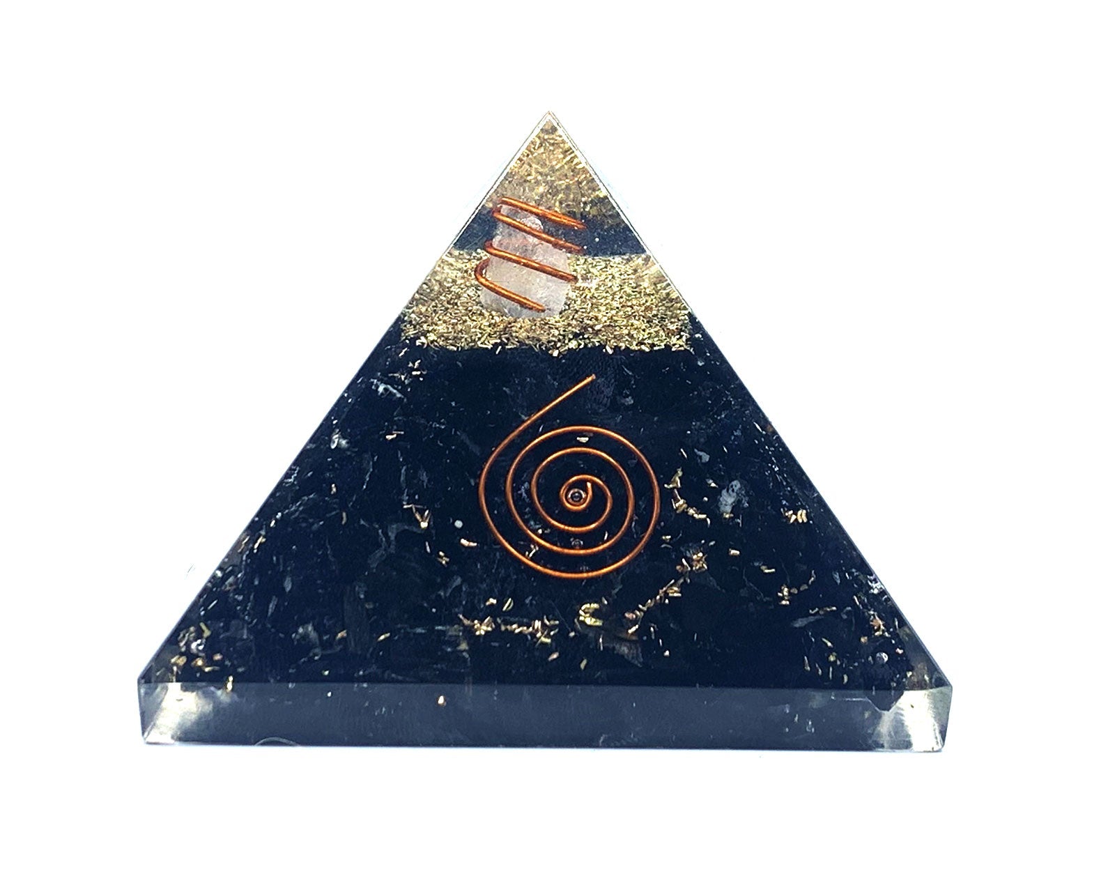Black Tourmaline Orgone Reiki Energy Charged Pyramid Primal Chakra