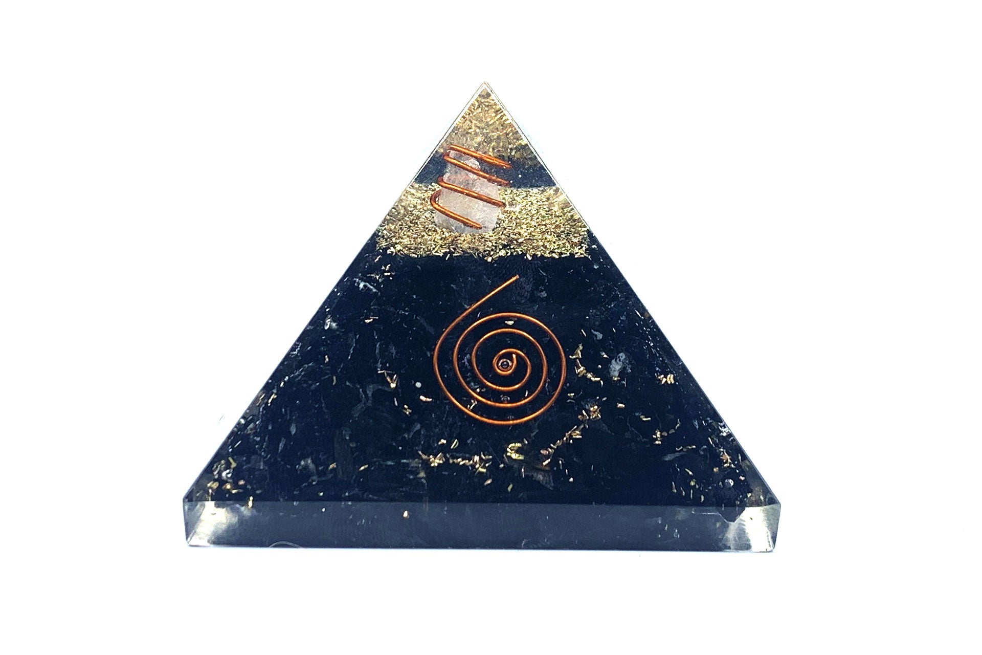 Black Tourmaline Orgone Reiki Energy Charged Pyramid Primal Chakra