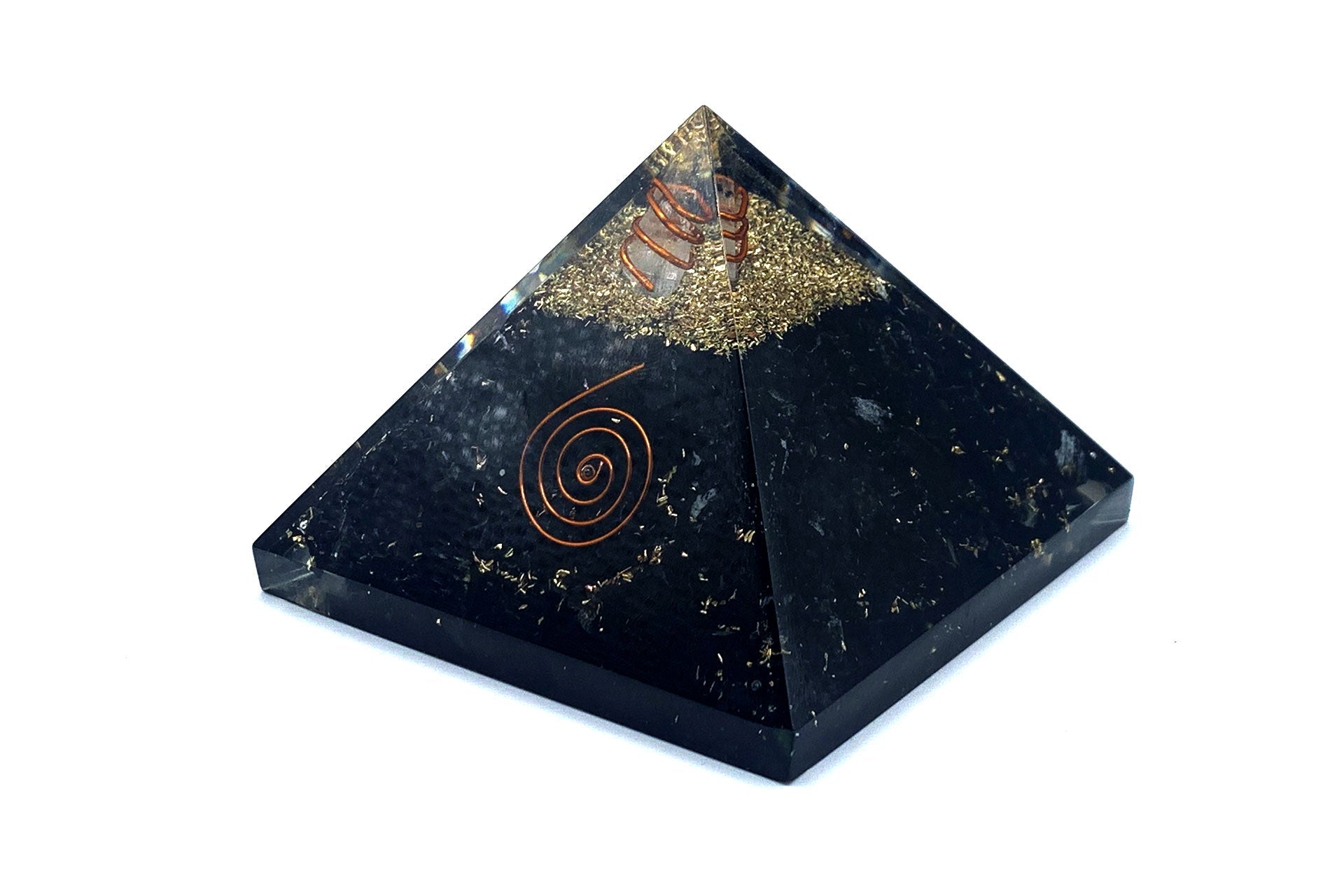 Black Tourmaline Orgone Reiki Energy Charged Pyramid Primal Chakra