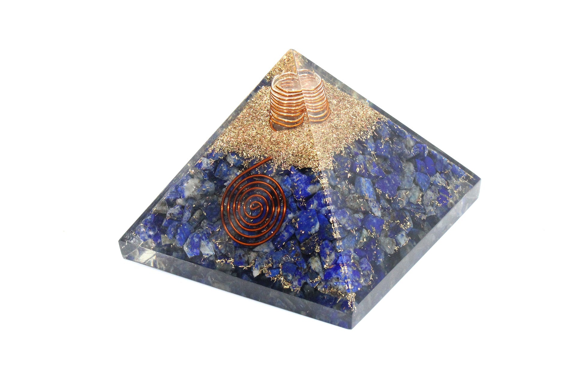 Pure Lapis Lazuli Orgone Reiki Energy Charged Pyramid Primal Chakra