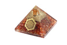 Pure Carnelian Orgone Reiki Energy Charged Pyramid Primal Chakra