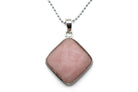 Rose Quartz Prism Pendant with a Silver Chain Primal Chakra