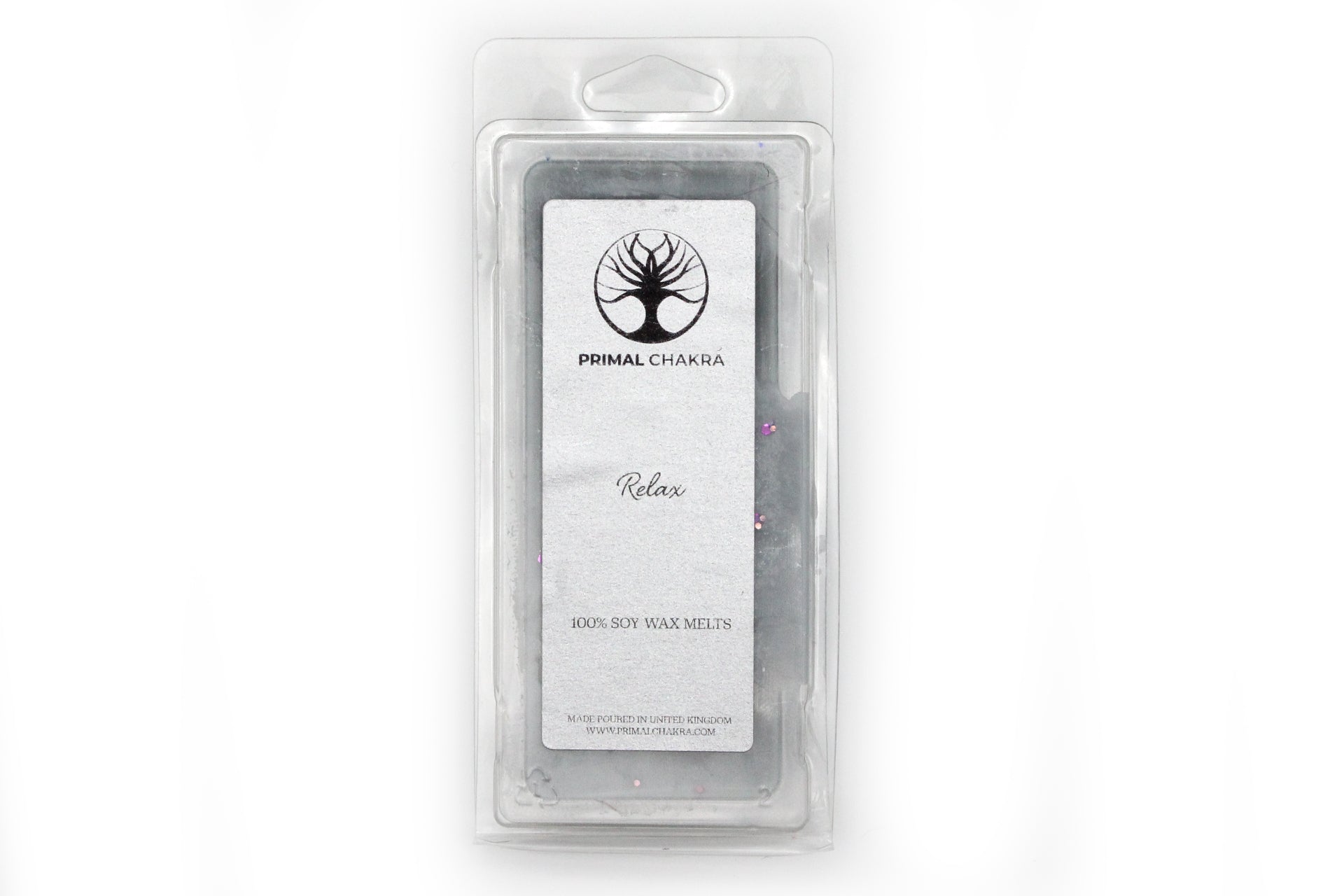 Relax - Snap Bar Soy Max Melts with Amethyst Purple Mica Powder - Spa Range - 3 Pack Primal Chakra