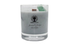 Seaweed & Juniper 30cl Reiki Energy Charged Scented Candle with Green Fluorite Crystal - Spa Range Primal Chakra