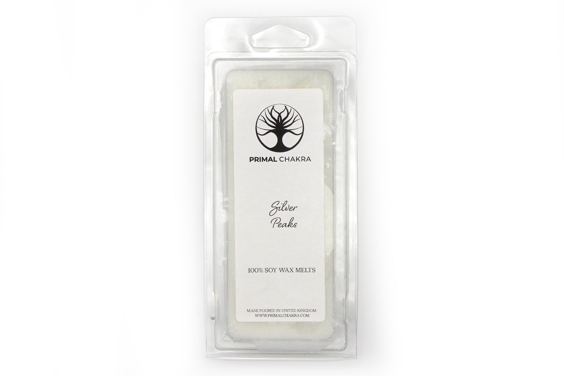 Silver Peaks - Snap Bar Soy Max Melts with Ice Silver Mica Powder - 3 Pack Primal Chakra