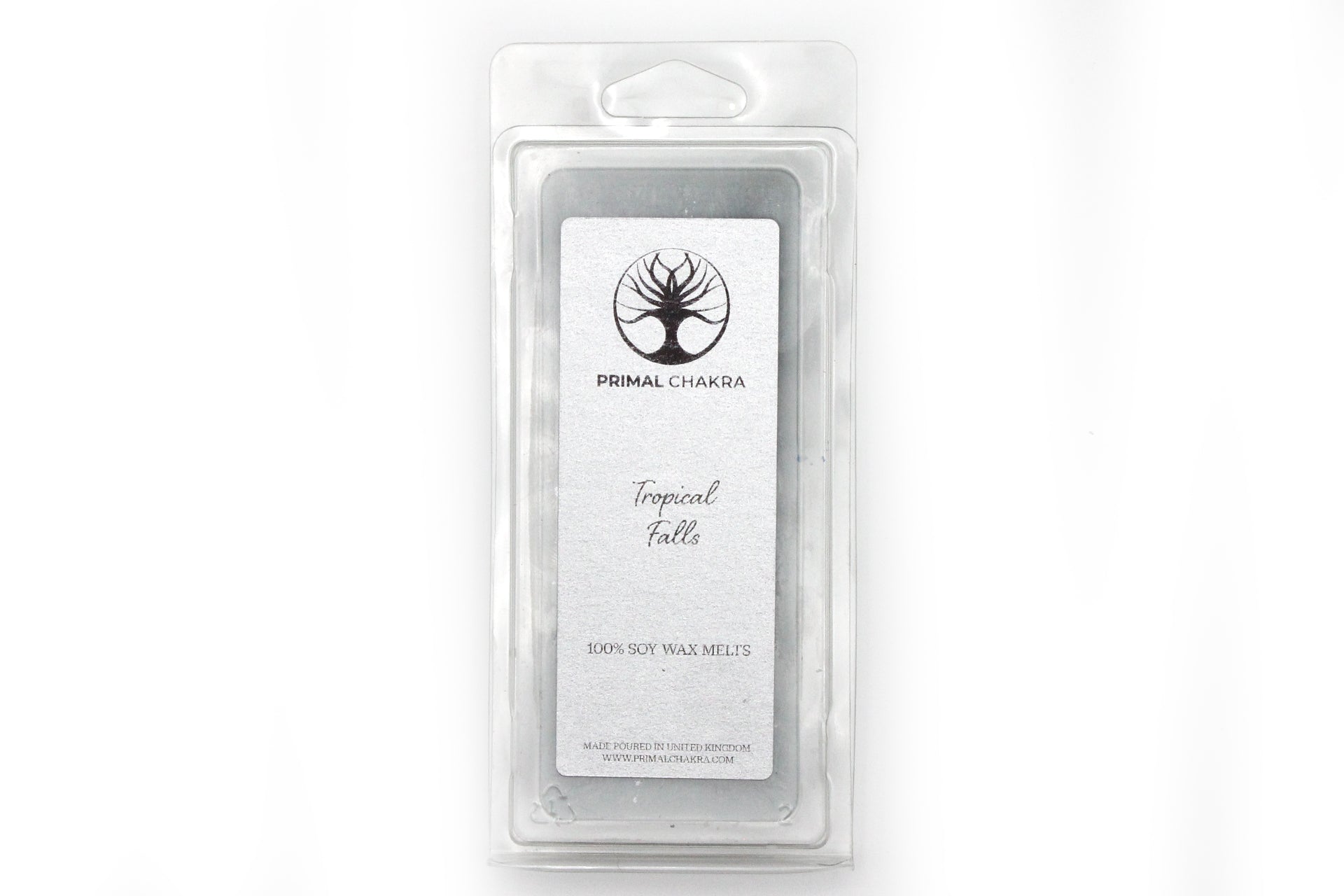 Tropical Falls - Snap Bar Soy Max Melts with Ice Silver Mica Powder - Spa Range - 3 Pack Primal Chakra