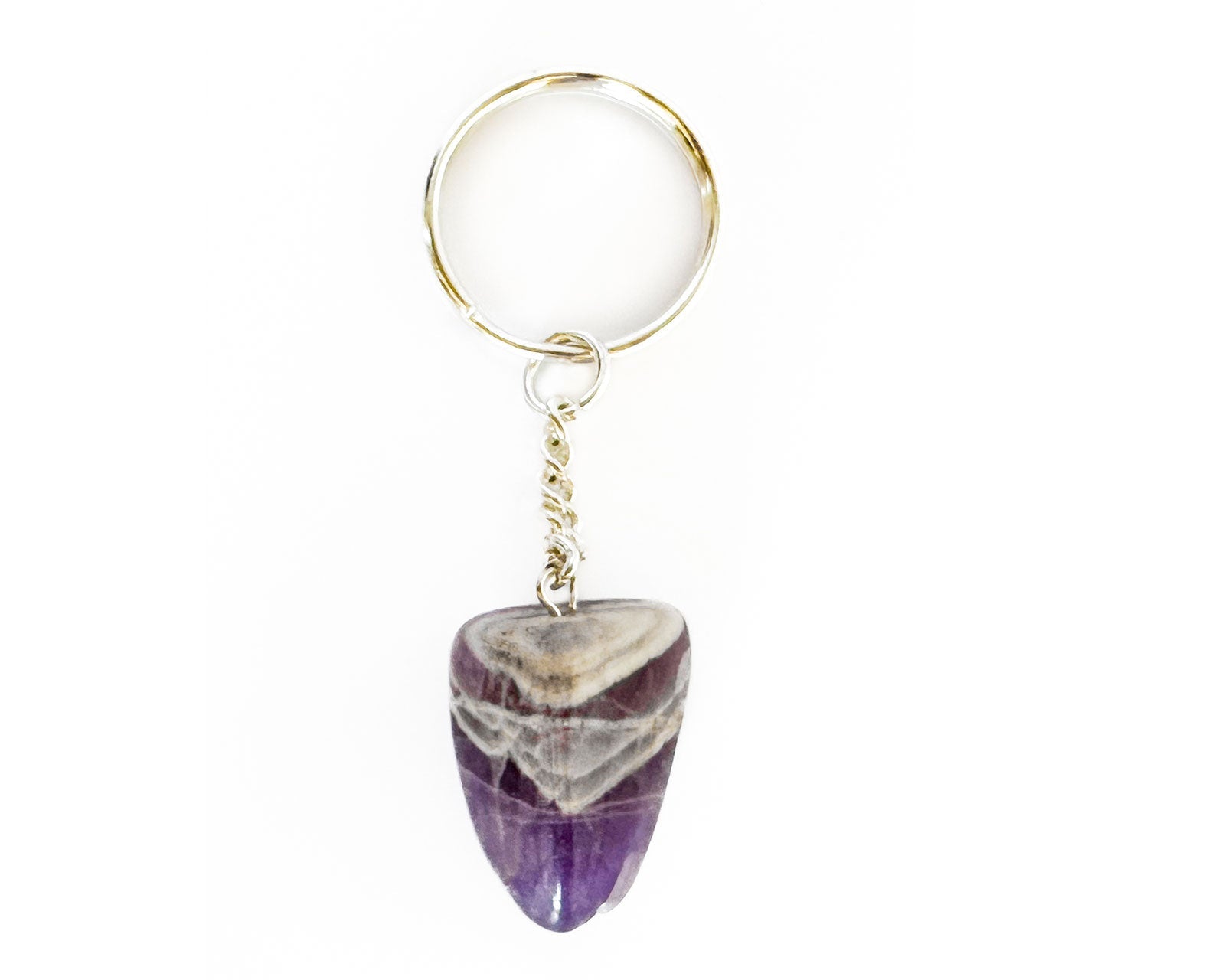 Polished Amethyst Keychain Primal Chakra