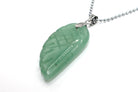 Green Aventurine Angel Wing Pendant with a Silver Chain Primal Chakra