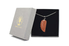 Gold Goldstone Angel Wing Pendant with a Silver Chain Primal Chakra