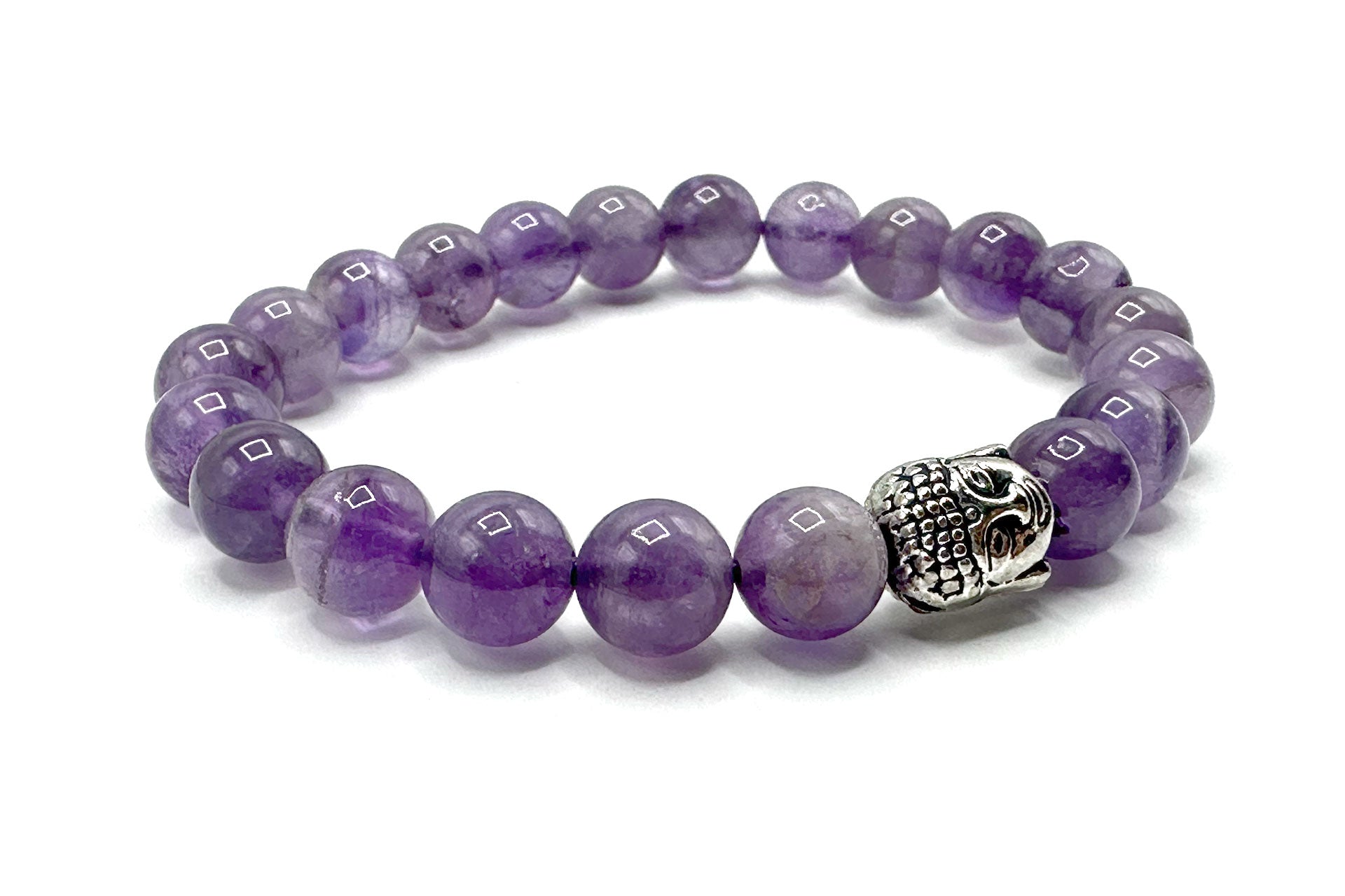 Amethyst Buddha Head Bracelet Primal Chakra