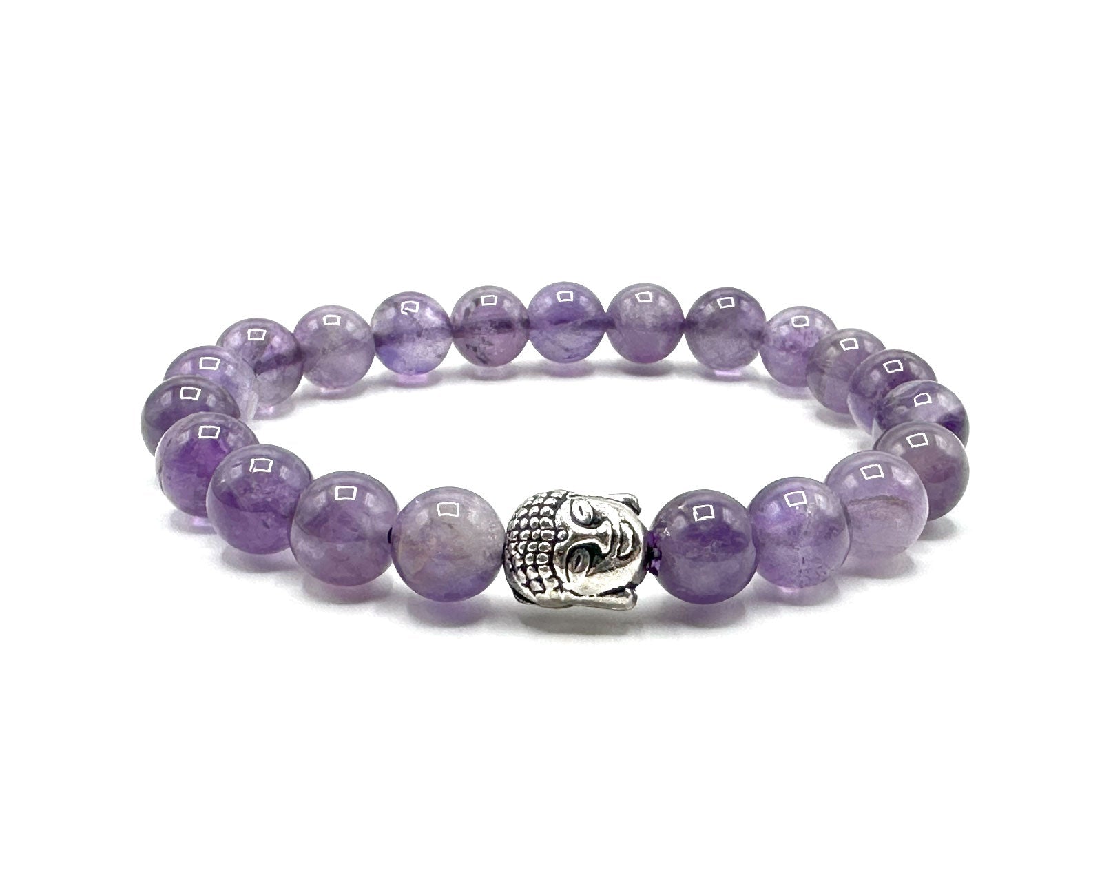 Amethyst Buddha Head Bracelet Primal Chakra