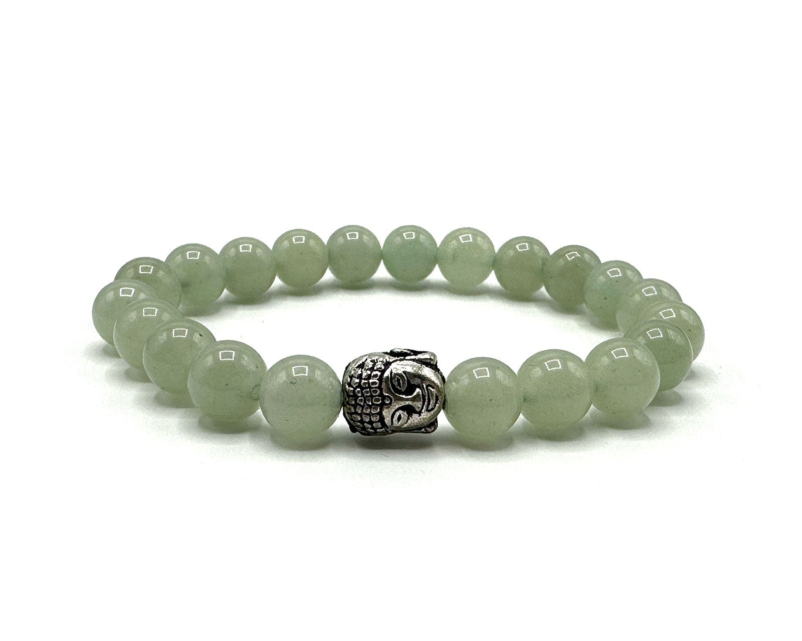 Green Aventurine Buddha Head Bracelet Primal Chakra