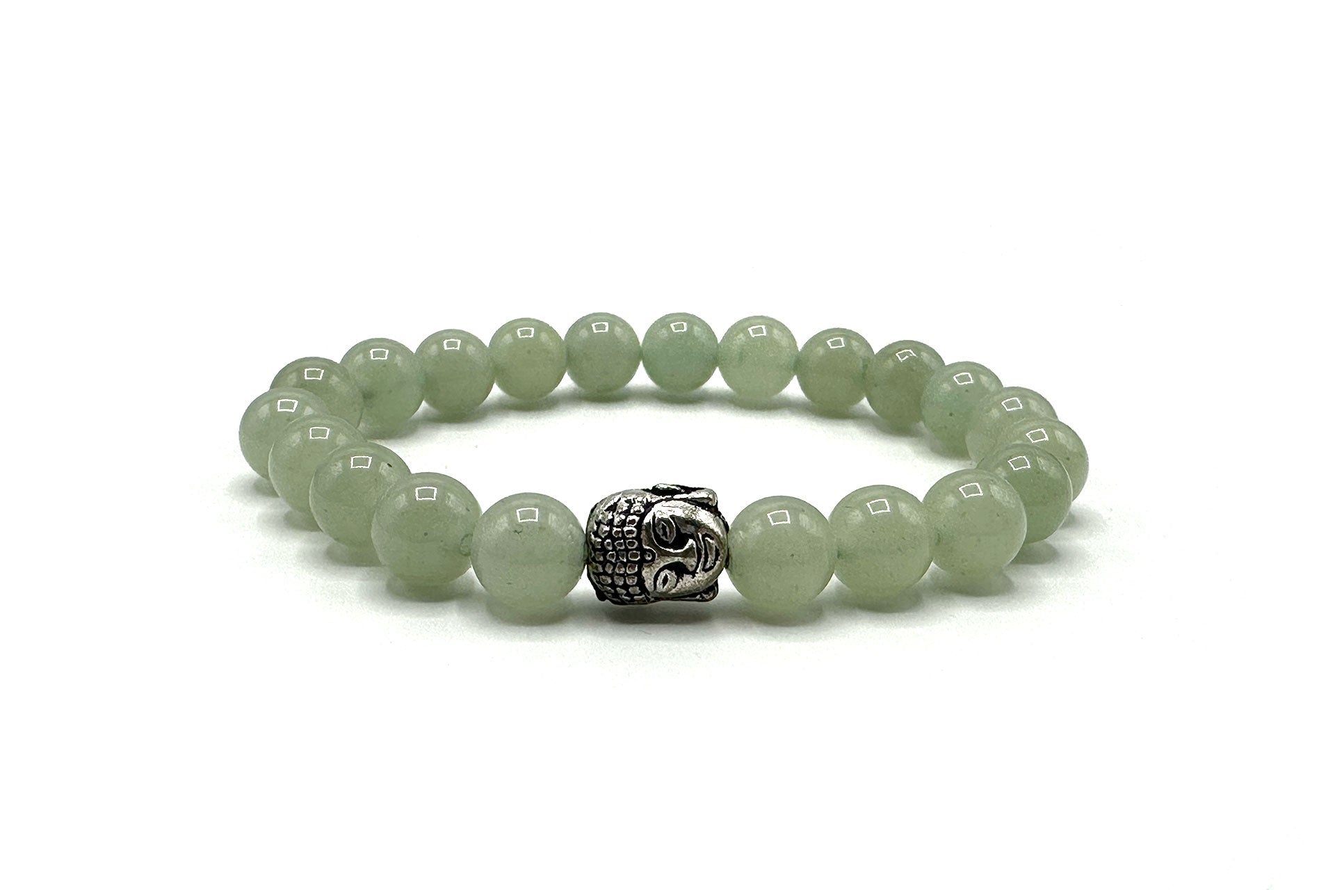 Green Aventurine Buddha Head Bracelet Primal Chakra