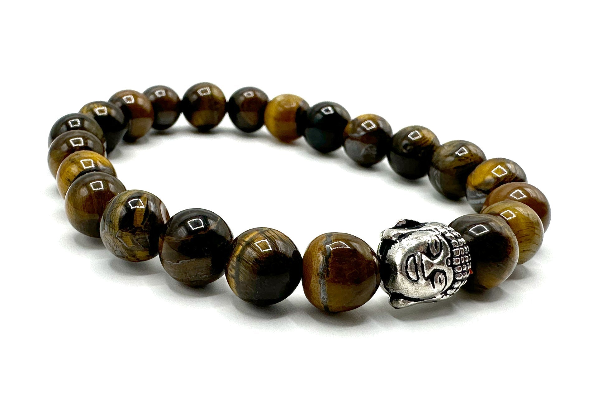 Tiger Eye Buddha Head Bracelet Primal Chakra
