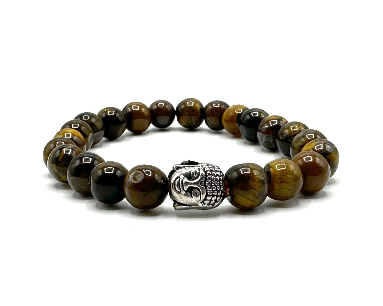 Tiger Eye Buddha Head Bracelet Primal Chakra