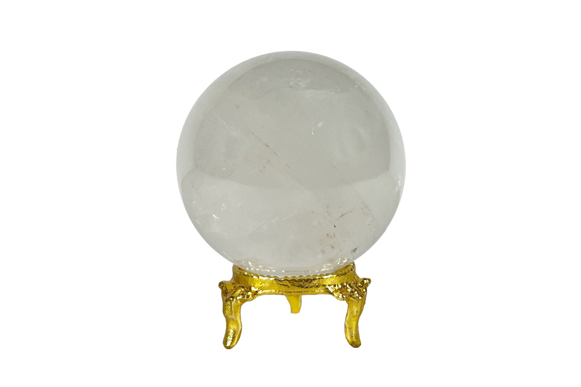 Clear Quartz Crystal Sphere Primal Chakra