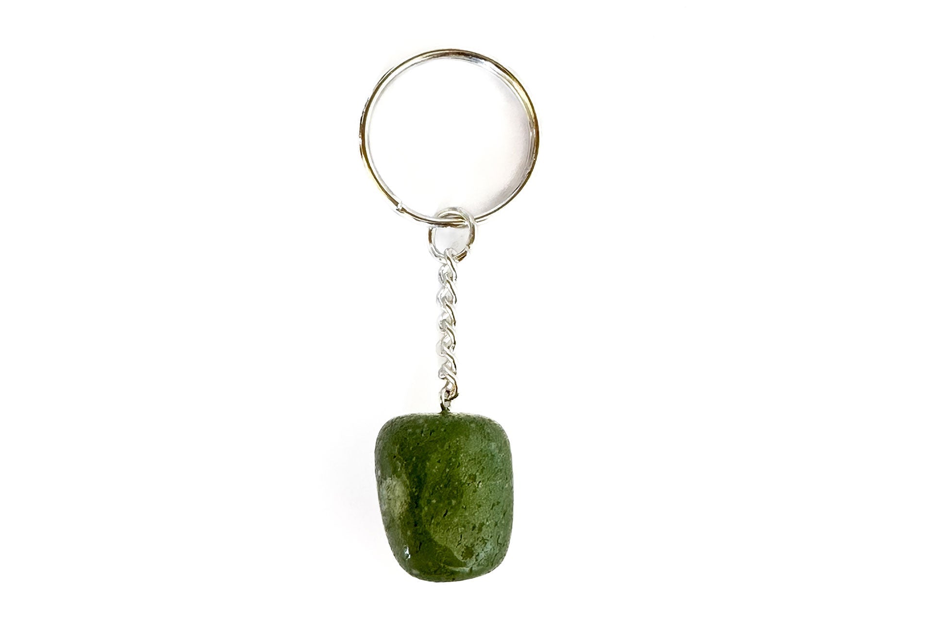 Polished Green Aventurine Keychain Primal Chakra