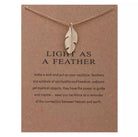 Light As A Feather Mantra Necklace Primal Chakra