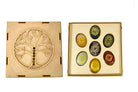 7 Chakra Oval Disk Set In Presentation Box Primal Chakra