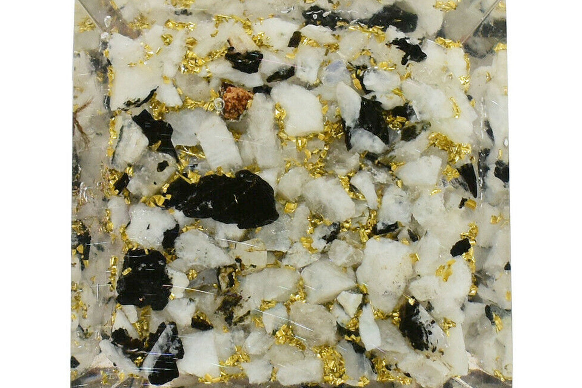 Pure Rainbow Moonstone Orgone Reiki Energy Charged Pyramid Primal Chakra