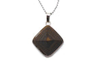 Tiger Eye Prism Pendant with a Silver Chain Primal Chakra