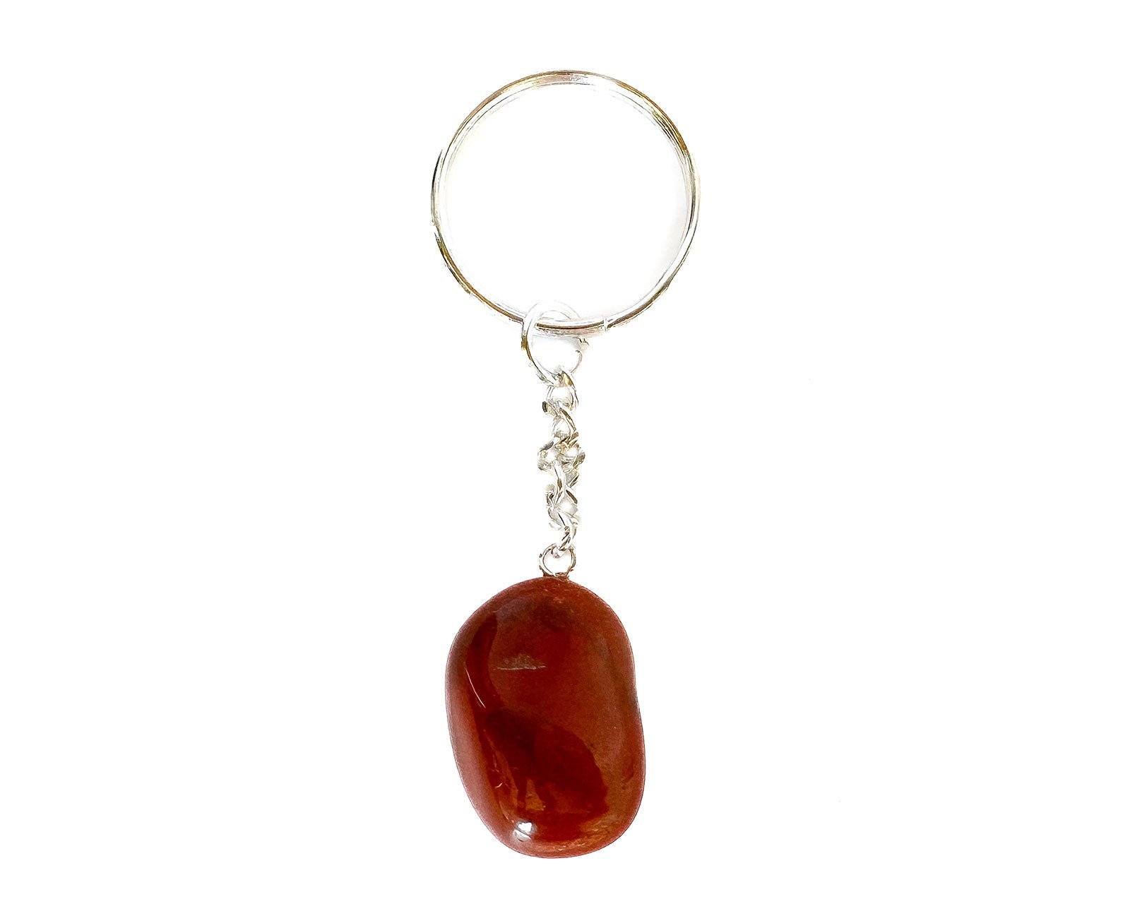 Polished Red Jasper Keychain Primal Chakra
