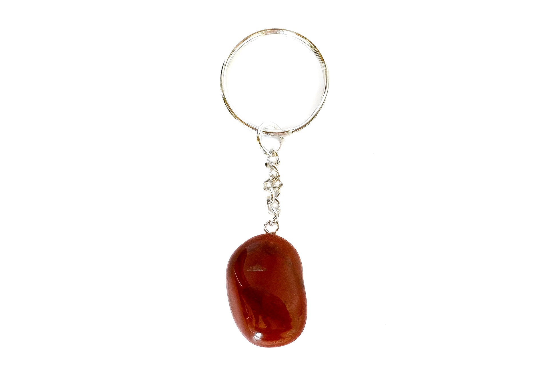 Polished Red Jasper Keychain Primal Chakra