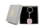 Polished Rose Quartz Keychain Primal Chakra