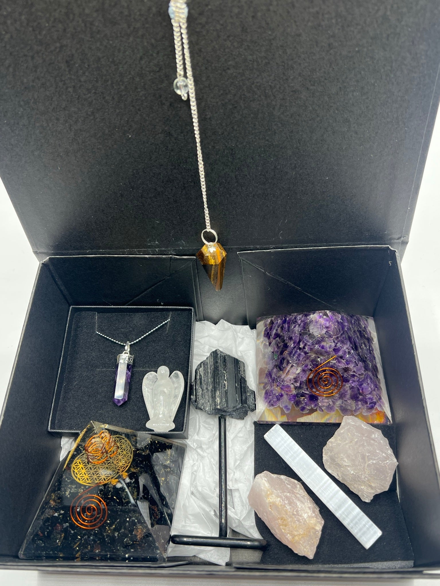 Calm gift set arranged inside its gift box