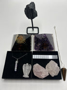 Calm gift set contents laid out individually