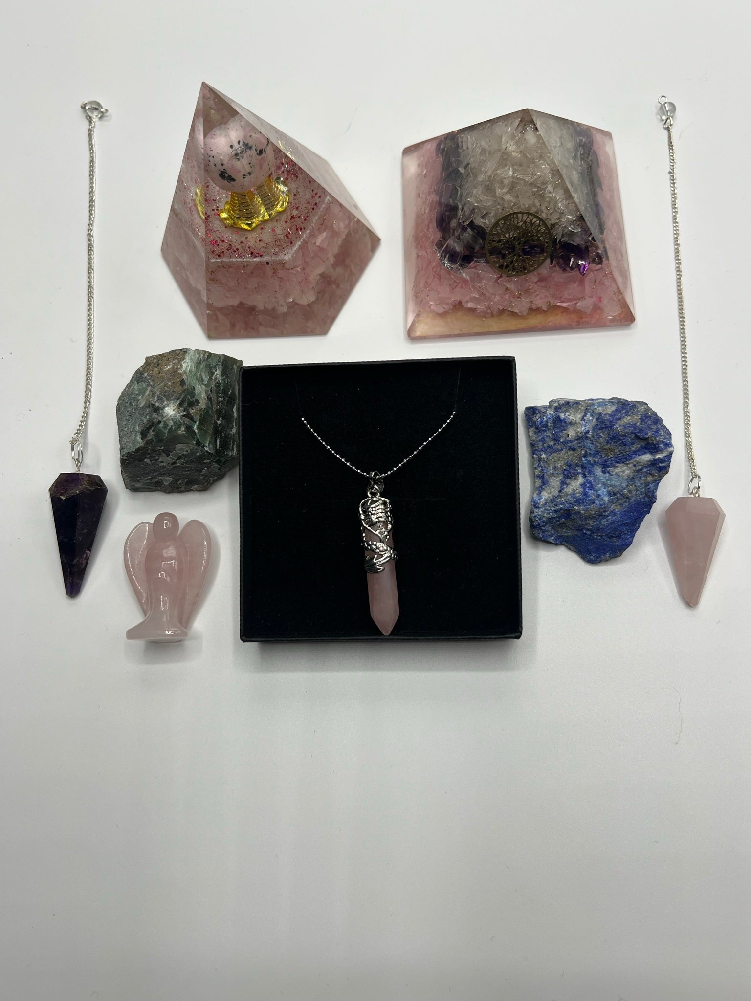 With Love gift set viewed from above