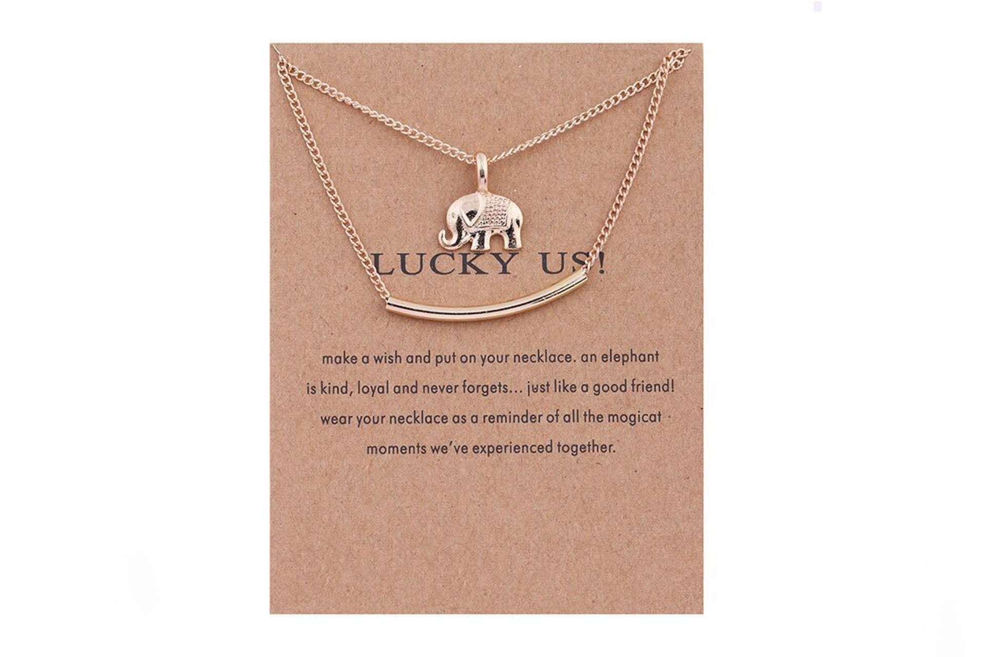 Lucky Us Mantra Necklace Primal Chakra