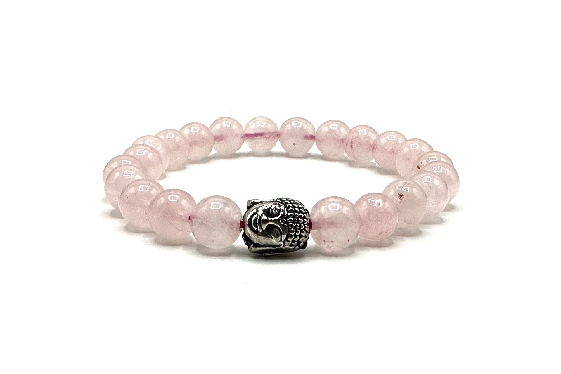Rose Quartz Buddha Head Bracelet Primal Chakra