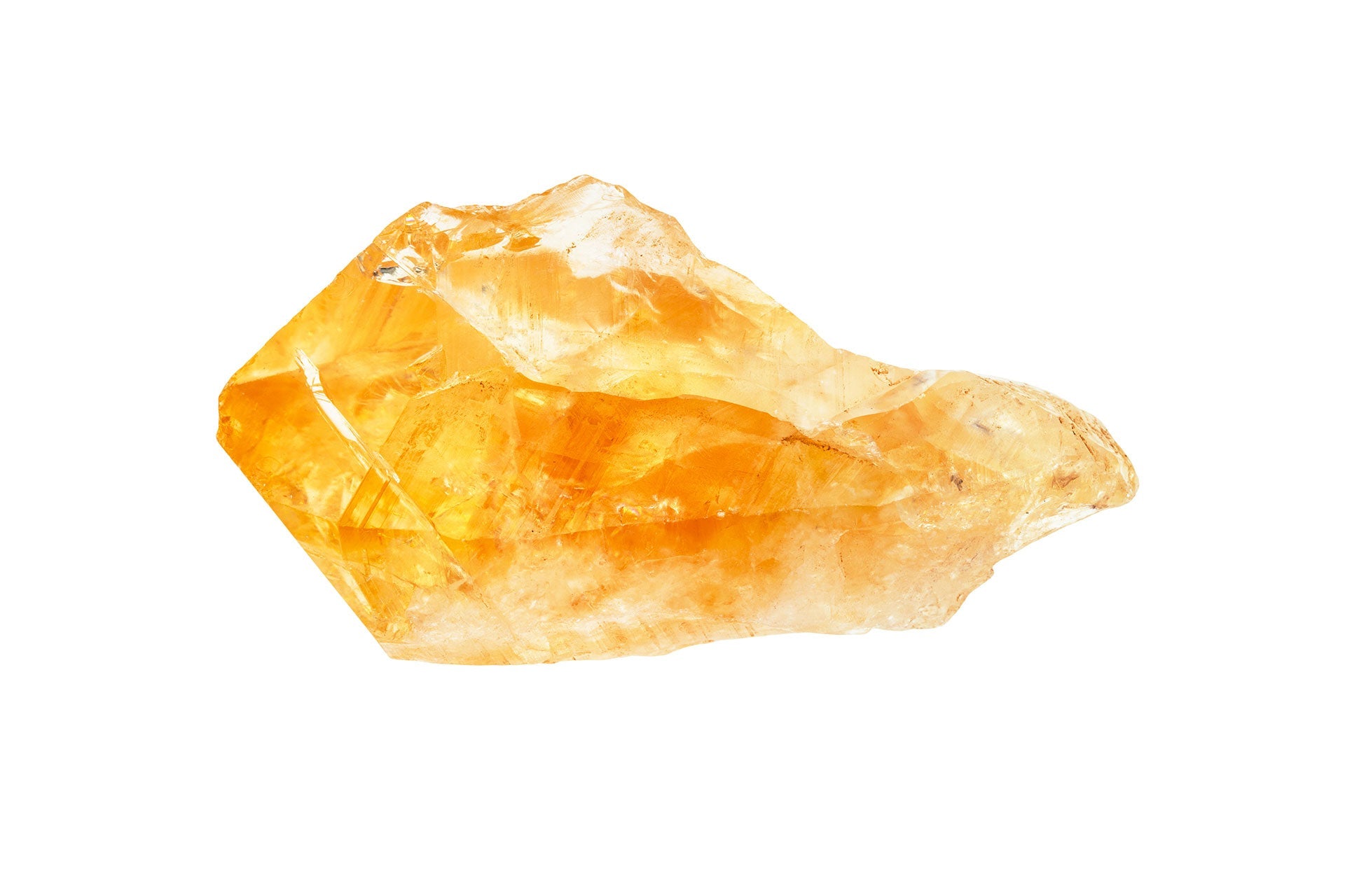Medium Yellow Citrine Raw Rough Crystal - Approx 2-4cm Primal Chakra